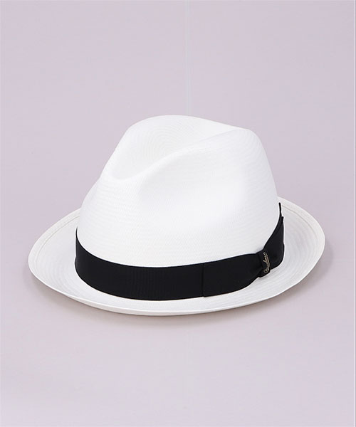 FINE SHORT BRIM 141055 WHITE x BLACK 58